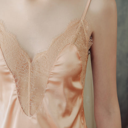 Lace Camisole Sleep Dress - Summer Women's Loungewear