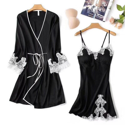2-Piece Sleep Dress and Robe Set